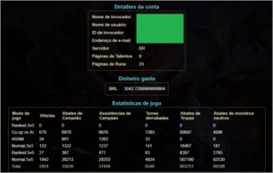 Conta Platina com R$ 3.042 Gastos Nela (Acompanha Brinde) - League of Legends LOL