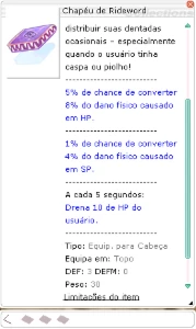 Chapéu de Rideword [1] Ragnarok LATAM