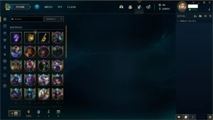 Conta Platina 4, com todos os champs e 1141 skins ! - League of Legends LOL