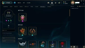 Conta Platina 4, com todos os champs e 1141 skins ! - League of Legends LOL