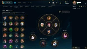 Conta Platina 4, com todos os champs e 1141 skins ! - League of Legends LOL