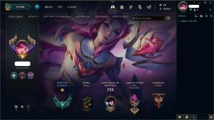 Conta Platina 4, com todos os champs e 1141 skins ! - League of Legends LOL