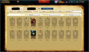 Conta Platina - League of Legends LOL