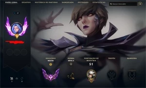 Vendo conta lol master - League of Legends
