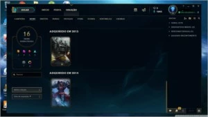 Conta LOL LVL 70 Prata 5 - League of Legends