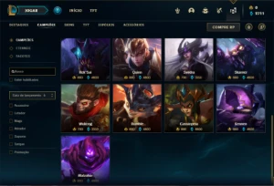 Conta Platina 3 com 121 Skins e 150 Champs com 800k de ZED - League of Legends LOL