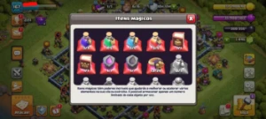 Cv 13 Bem Upado Com 6 Construtor E Varias Skins De Heroi - Clash of Clans