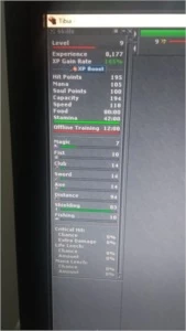 Knight 200 + Paladin Lvl + + Druid lvl 8 Skill High - Tibia