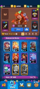 Conta de rush top 1829 de crítico e aparato 2 - Clash Royale