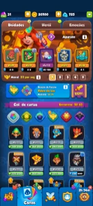 Conta de rush top 1829 de crítico e aparato 2 - Clash Royale