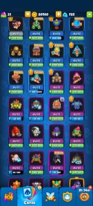 Conta de rush top 1829 de crítico e aparato 2 - Clash Royale