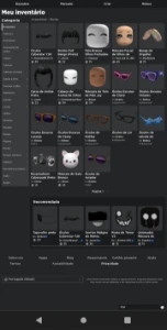 Conta roblox feminina rica