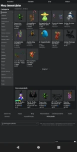 Conta roblox feminina rica