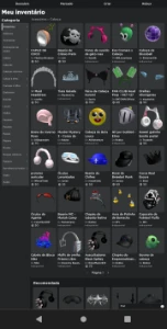Conta roblox feminina rica