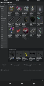 Conta roblox feminina rica