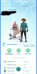 CONTA POKEMON GO TOP - Pokémon