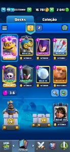 Conta Clash Royale