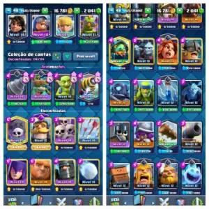 Conta Clash Royale