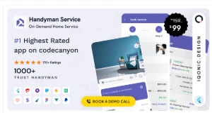 Handyman Service – On-Demand Home Service Flutter