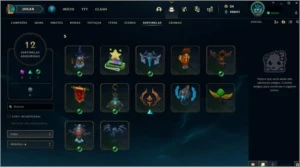 CONTA LOL GOLD 4 + 138 CHAMPS + 225 SKINS - League of Legends