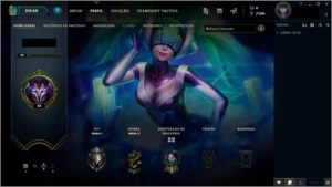 Conta nv 30 Unranked com DJ sona - League of Legends LOL