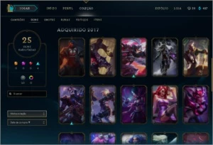 Conta de League Of Legends LOL