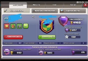 Clash of Clans Cv14 semi full com várias skins