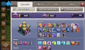 Clash of Clans Cv14 semi full com várias skins