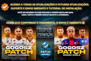 GOGOSZ PATCH World v9.7 + Conmebol v1.7 PES 2021