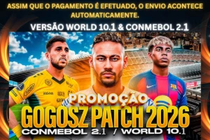 PES 21 + GOGOSZ PATCH World v10.0 + Conmebol v2.0 PES 2021.