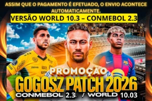 PES 21 + GOGOSZ PATCH World v10.3 + Conmebol v2.3 PES 2021.
