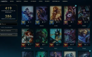 Unranked com TODOS os champs e 80 Skins ( ADC / SUP / MID ) - League of Legends LOL