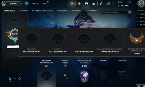 Unranked com TODOS os champs e 80 Skins ( ADC / SUP / MID ) - League of Legends LOL