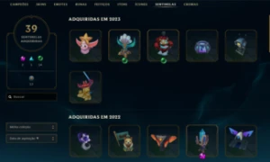 Conta lol / Todos os champs / level 700 / 249 skins - League of Legends