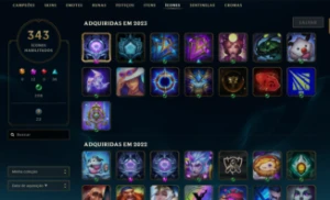 Conta lol / Todos os champs / level 700 / 249 skins - League of Legends