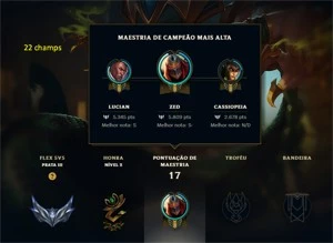 3 SMURF 13 CONTO - League of Legends LOL