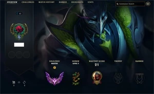 Conta mestre lol - League of Legends