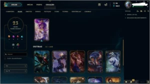 CONTA LOL DIAMANTE 4 | SKINS LENDÁRIAS - League of Legends