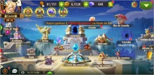 Conta Magic Rush VIP 10 Level 92 Merger 164 barato demais - Outros