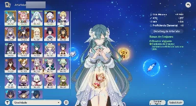 Conta Genshin Impact | Vodyanitsa + Varesa + Keqing | Entreg
