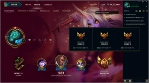 Conta LOL Gold 2/5/5 (Solo/Flex5x5/Flex3x3) - League of Legends