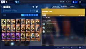 Conta Fortnite + Passe atual + Salve o Mundo de Fundador