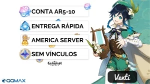 Queima no Estoque - CONTA COM VENTI 5⭐ AR5-10 - Genshin Impact