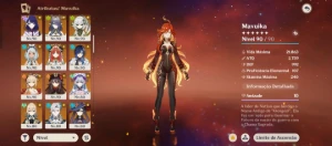 54 T5|Ar 60| Columbina +Mavuika C1 Biss + Skirk Biss +Lauma - Genshin Impact