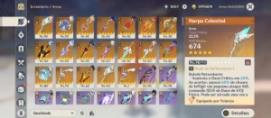 54 T5|Ar 60| Columbina +Mavuika C1 Biss + Skirk Biss +Lauma - Genshin Impact