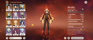 54 T5|Ar 60| Columbina +Mavuika C1 Biss + Skirk Biss +Lauma - Genshin Impact