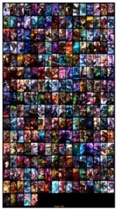 Conta League of Legends Todos campeões - Platina 1 245 skins LOL