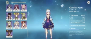 Ar50. Ayaka + bis/ shenhe + bis e no mochileiros/ banner 100 - Genshin Impact