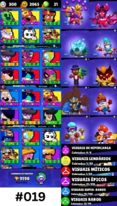 Contas de Brawl Star - #019 📅2020 | 54 brawalers - Brawl Stars