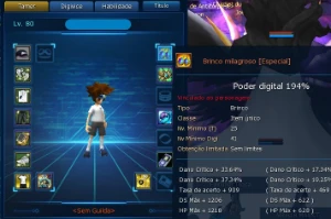 Conta Bagra Susashin Box Acc+Evo Aura Jog Perm LADMO OMEGA - Digimon Masters Online